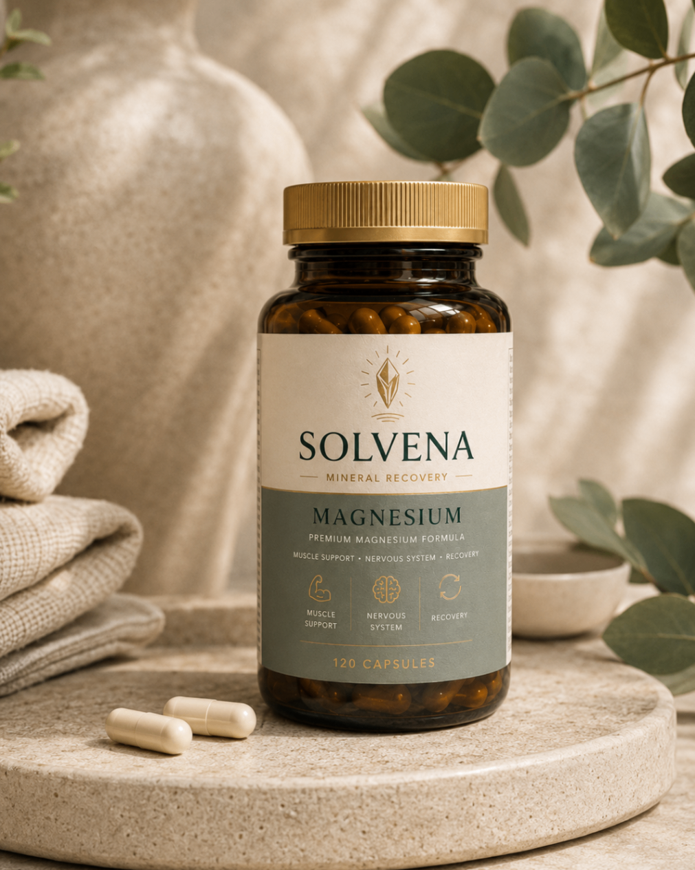 SOLVENA Magnesium — продуктов кадър